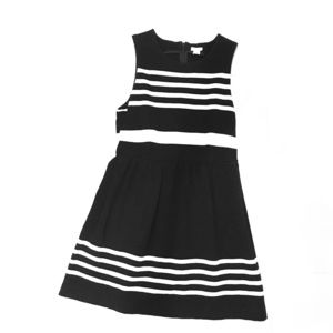 JCrew Dress - black and white